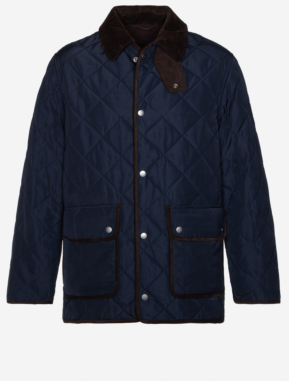 Quilted Fleece Jacket Evening Blue