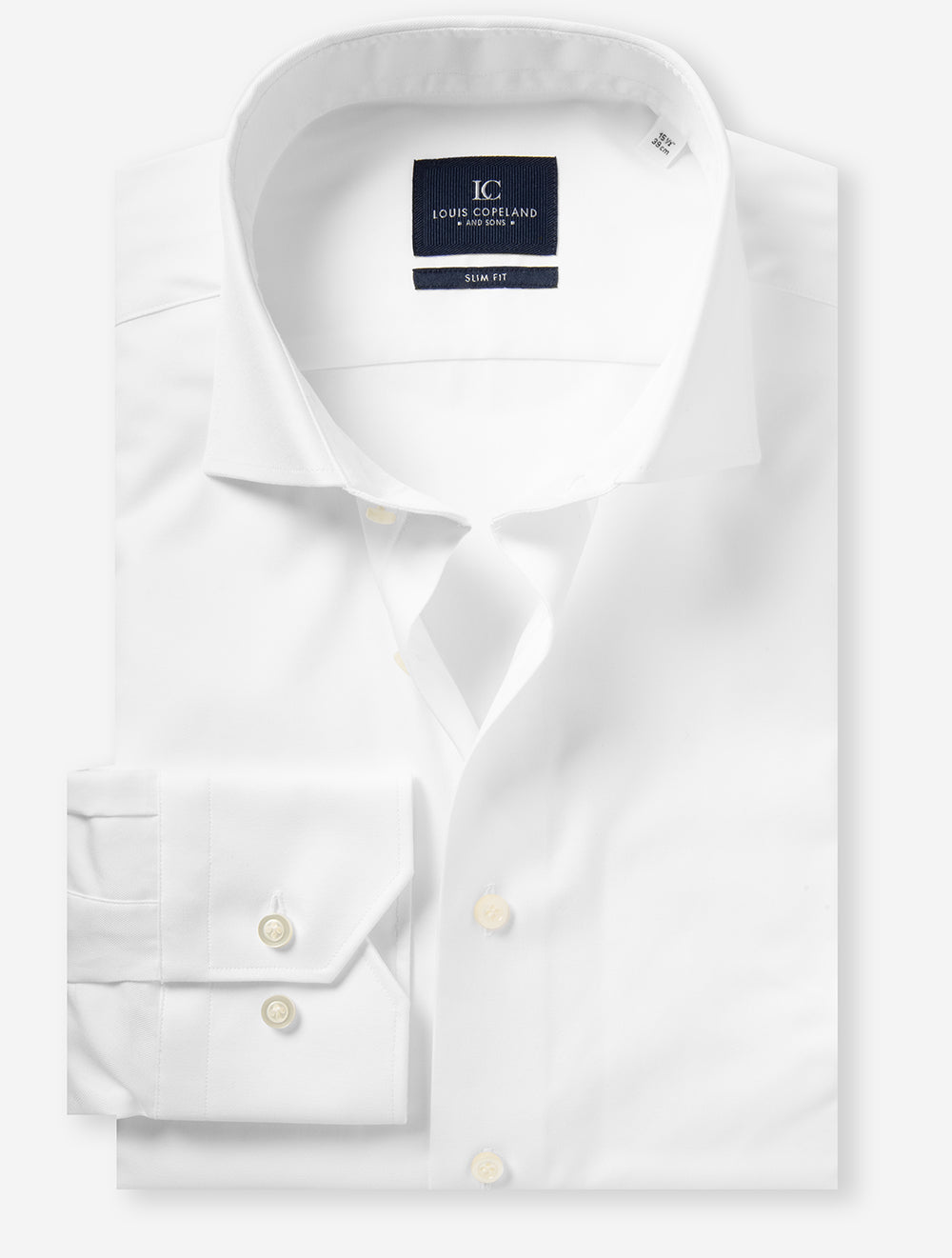 Slim Fit Plain Shirt White