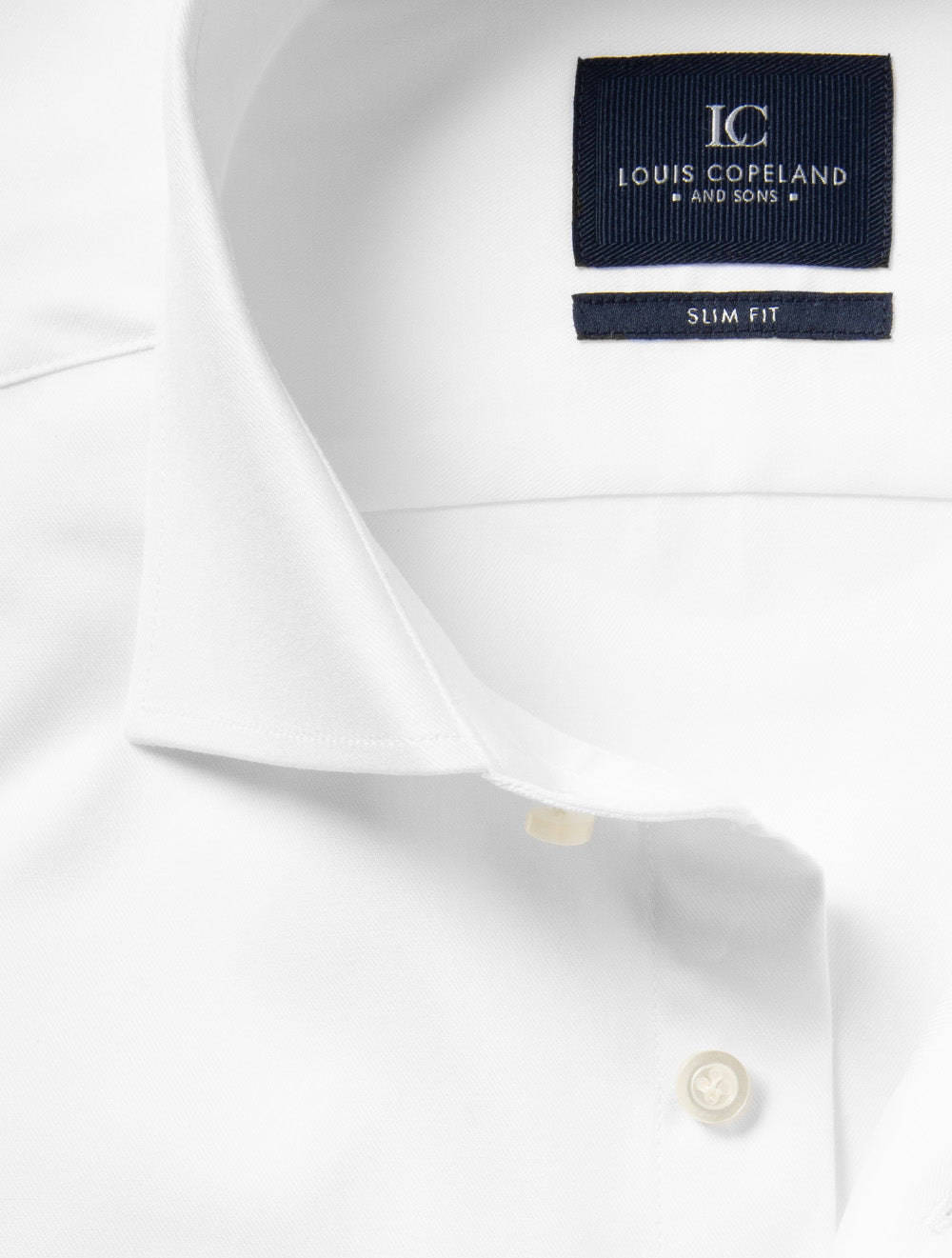 Slim Fit Plain Shirt White