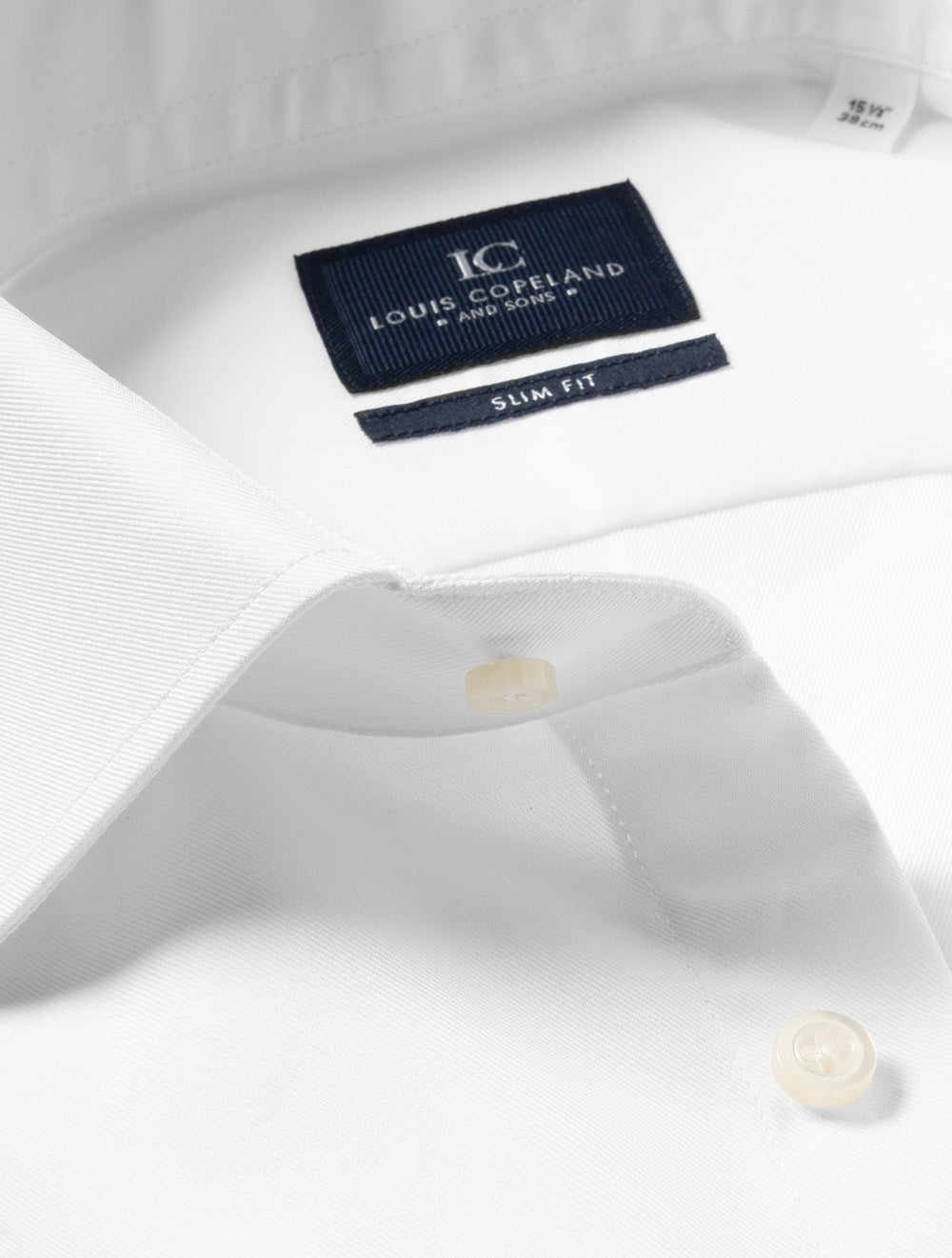 Slim Fit Plain Shirt White