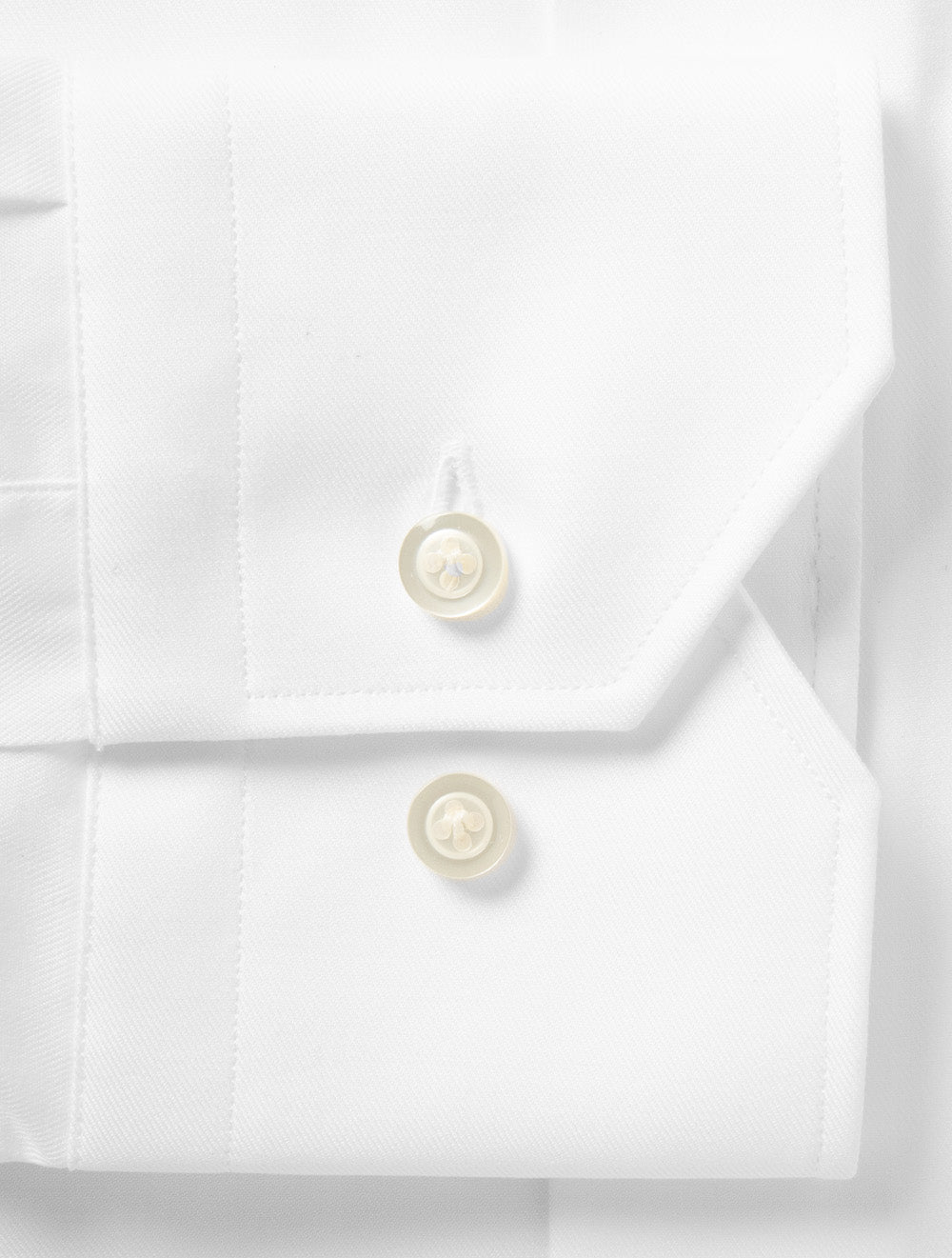Slim Fit Plain Shirt White