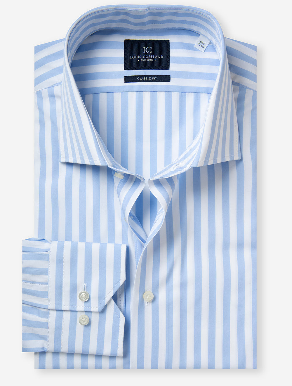 Classic Fit Barstripe Shirt Blue