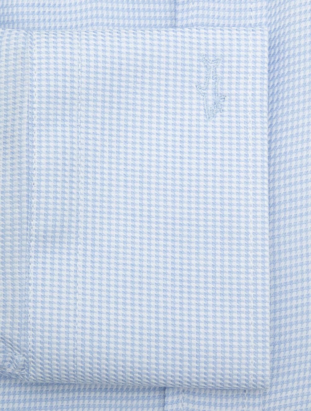 Puppytooth Button-Down Shirt Blue
