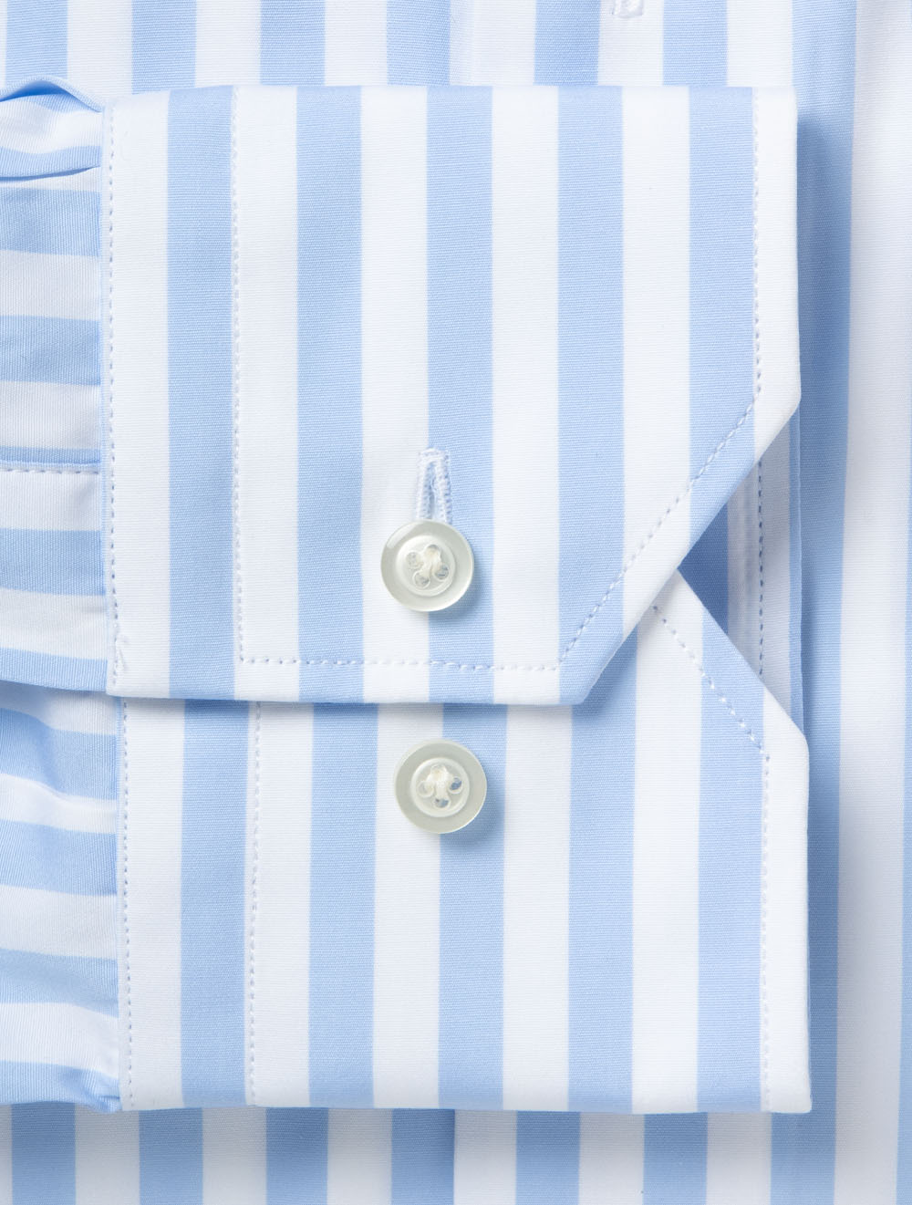 Classic Fit Barstripe Shirt Blue
