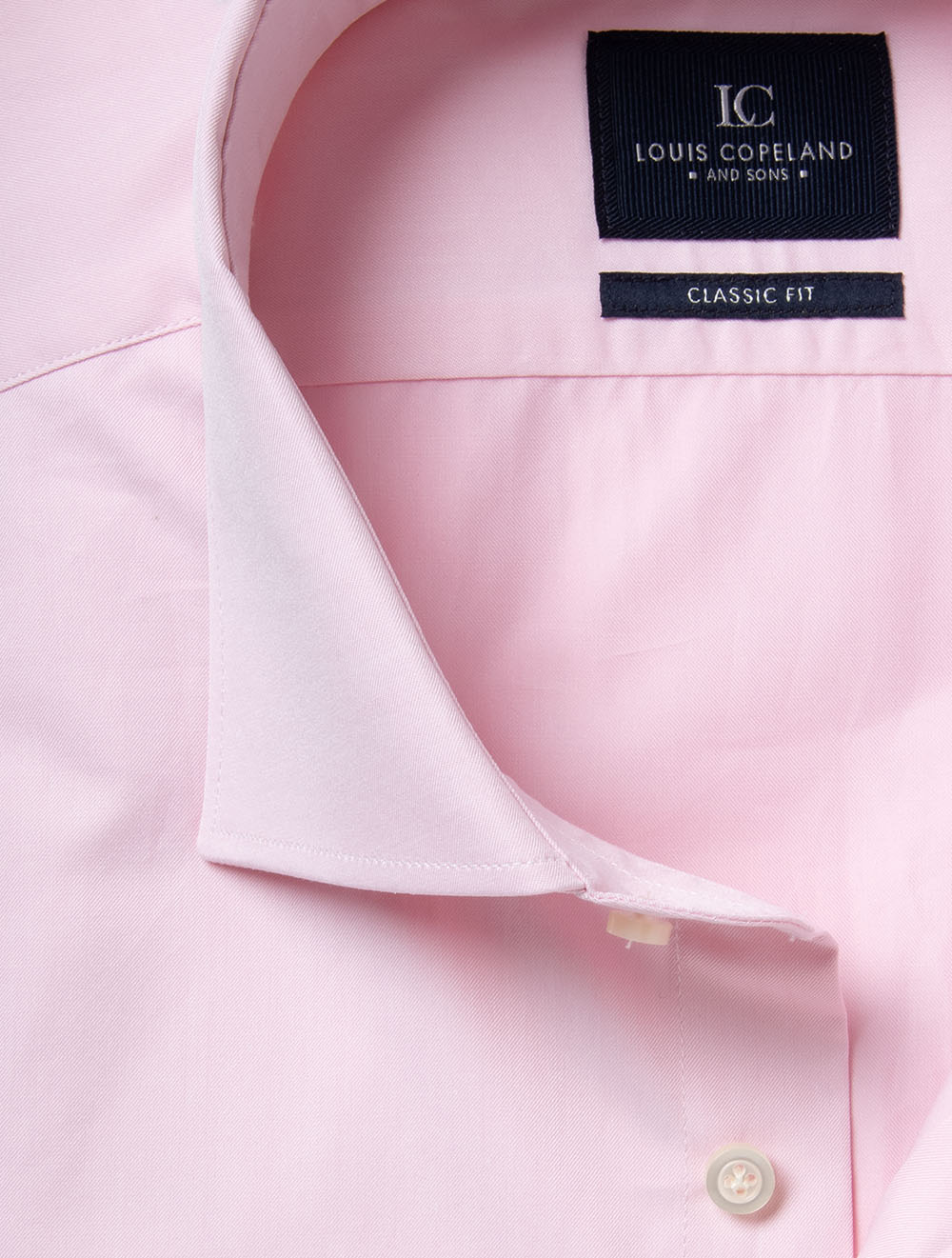 Classic Fit Solid Plain Shirt Pink