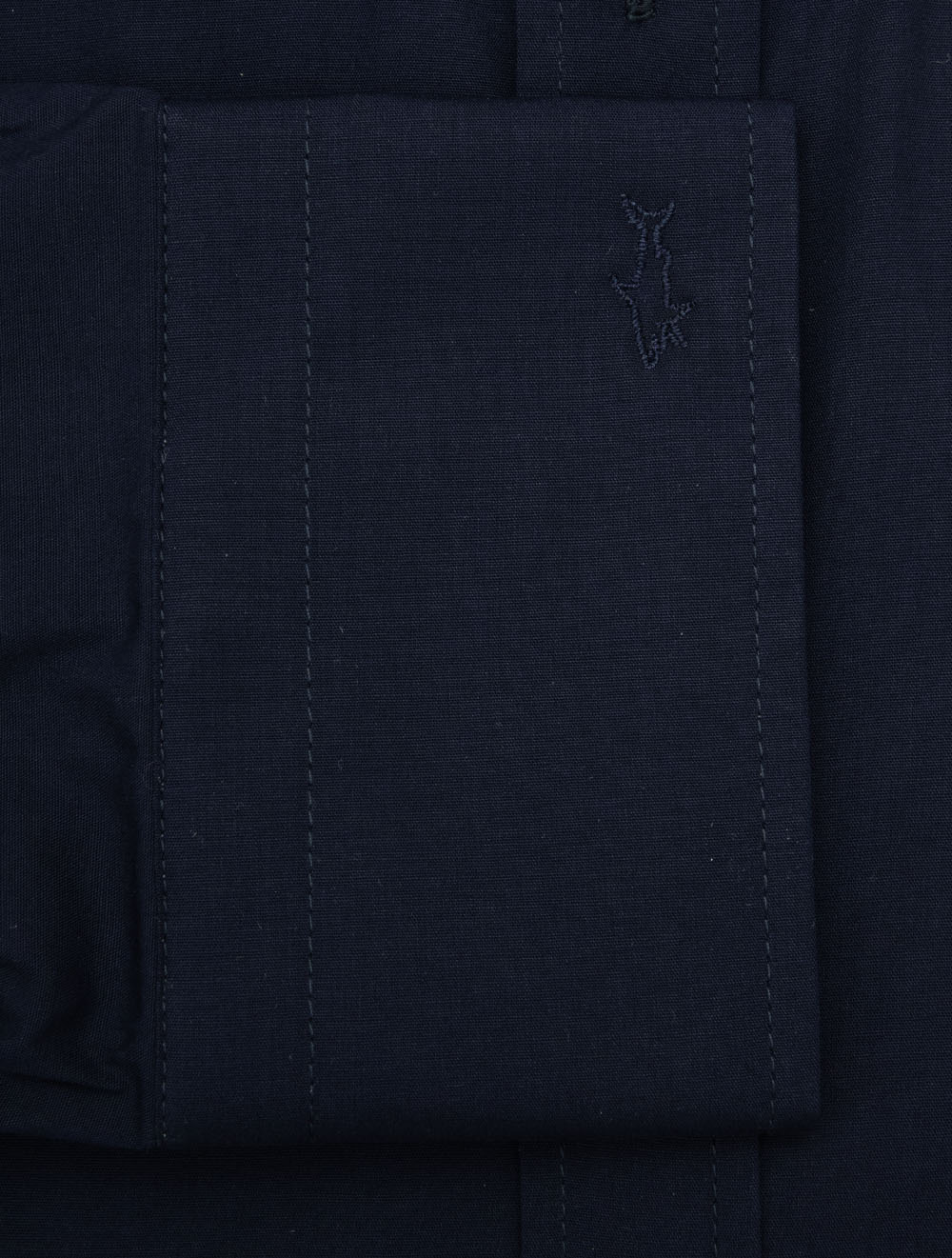 Buttondown Shirt With Inlay Navy