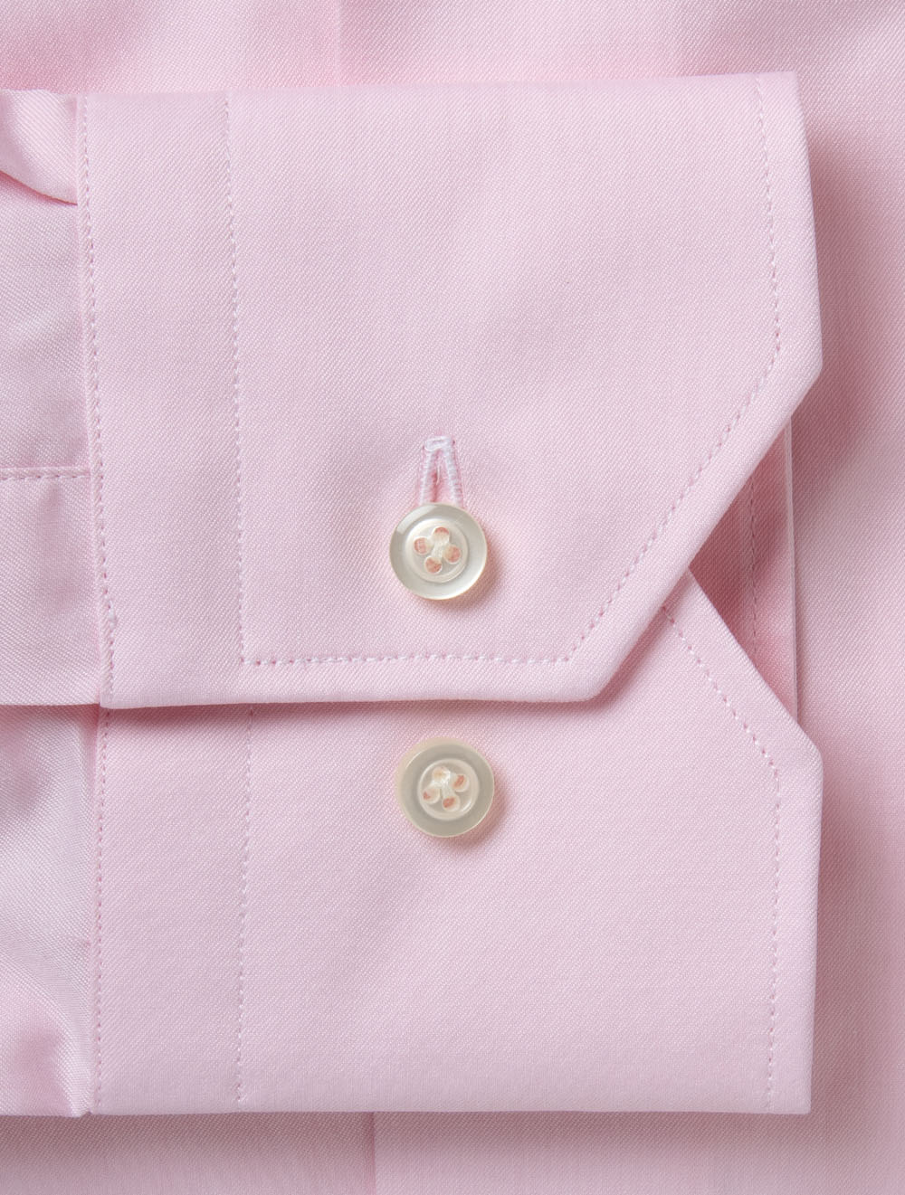 Slim Fit Solid Plain Shirt Pink