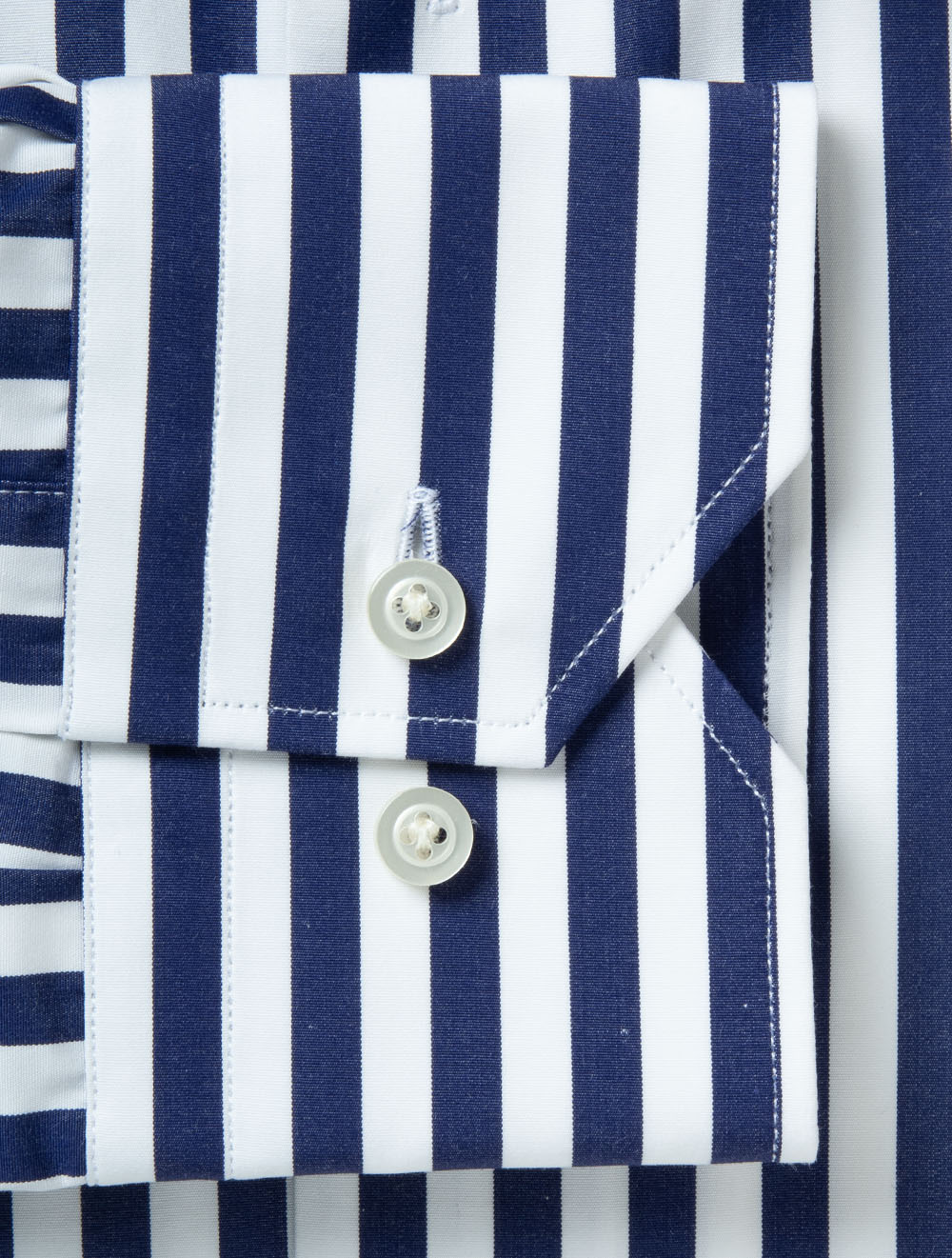 Classic Fit Barstripe Shirt Navy