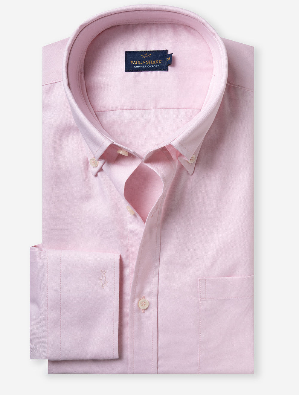 Summer Oxford Button-Down Shirt Pink