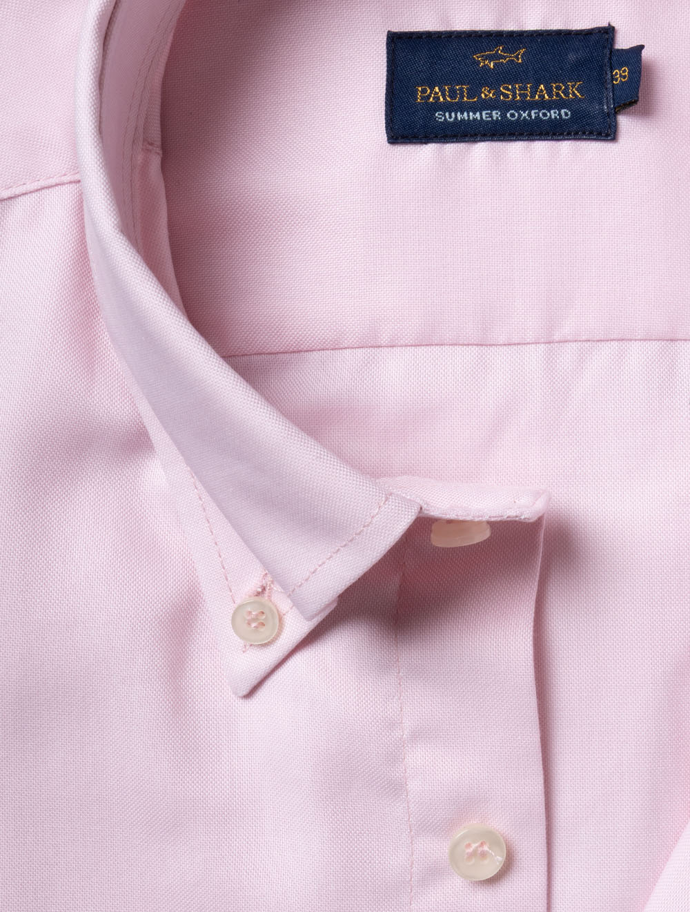 Summer Oxford Button-Down Shirt Pink