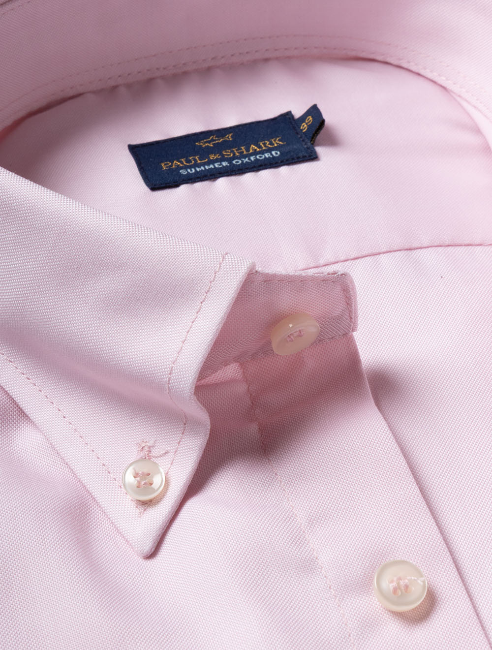 Summer Oxford Button-Down Shirt Pink
