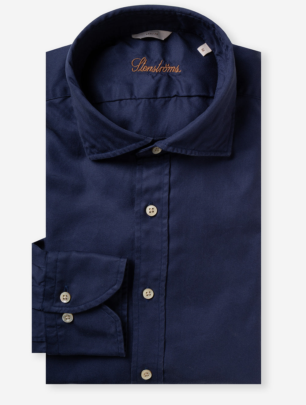 Regular Soft Cotton Shirt Navy
