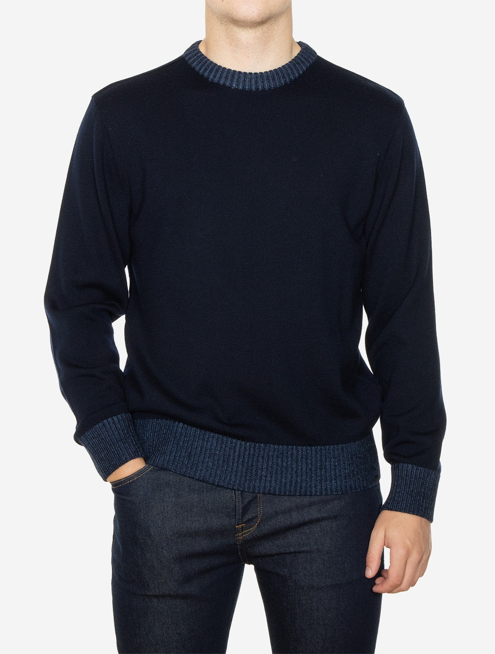 Crew Neck Sweater Navy