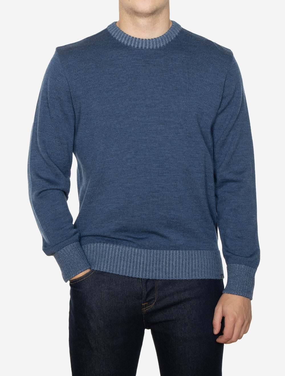 Crew Neck Sweater Blue