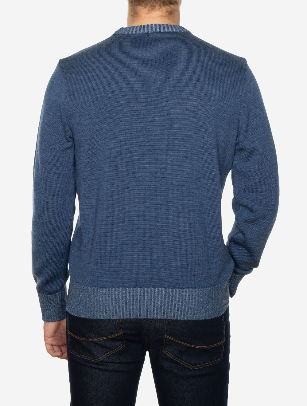 Crew Neck Sweater Blue