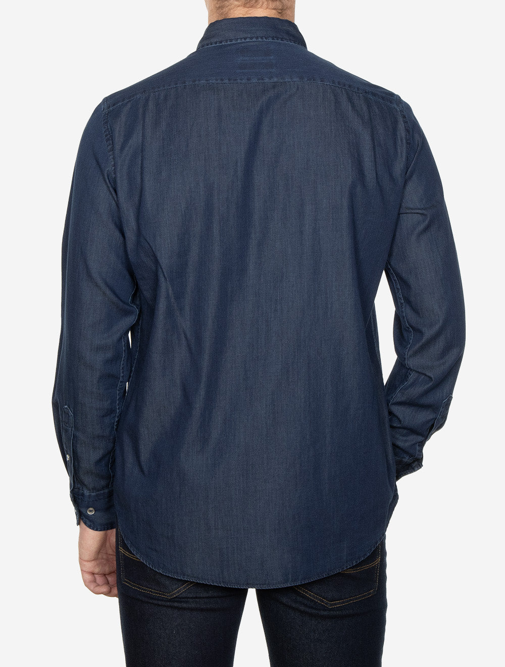 Giza Cotton Shirt Navy