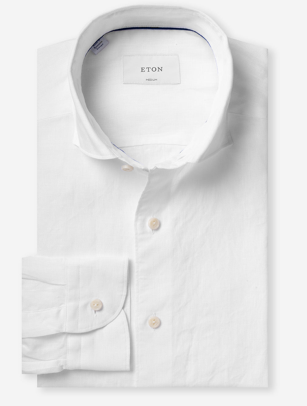 Solid Linen Shirt White
