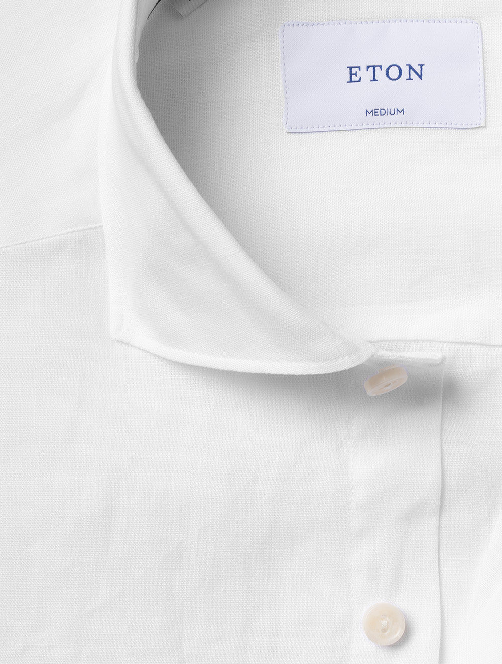 Solid Linen Shirt White