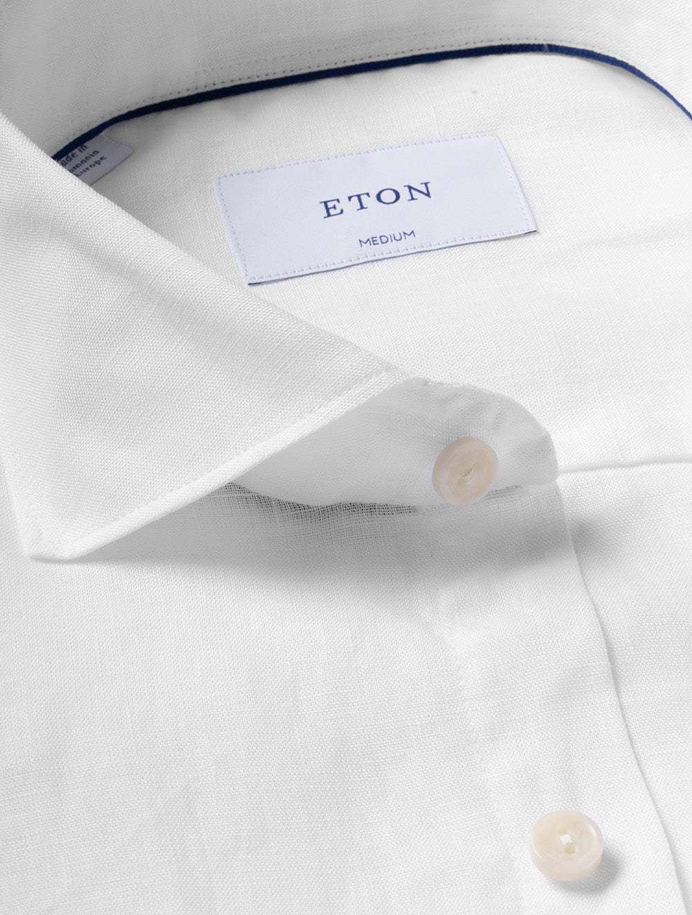 Solid Linen Shirt White