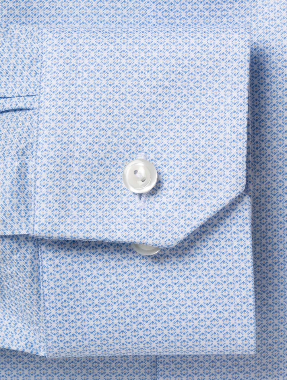 Contemporary Geometric Shirt Blue