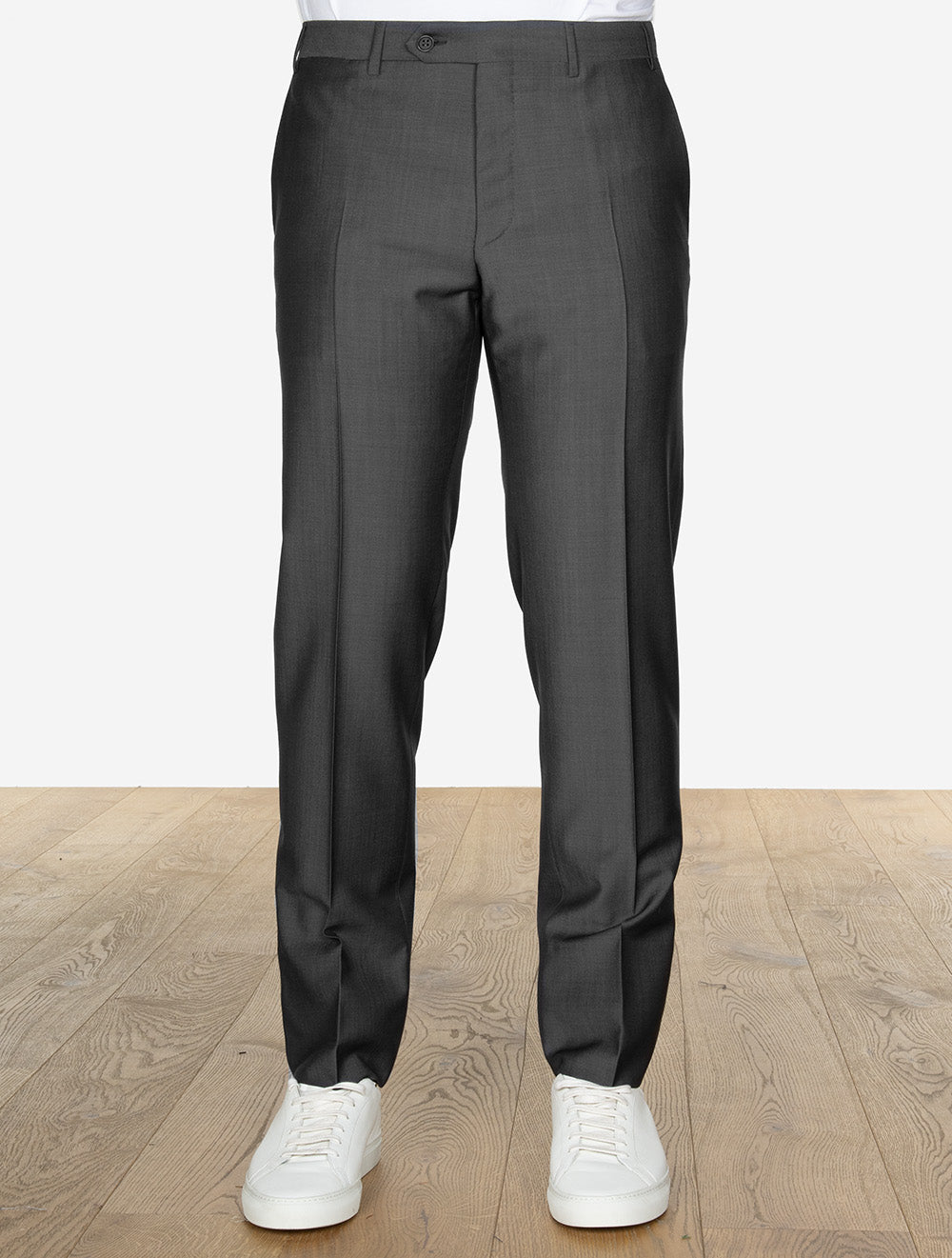 Canali Wool And Mohair Trouser Grey