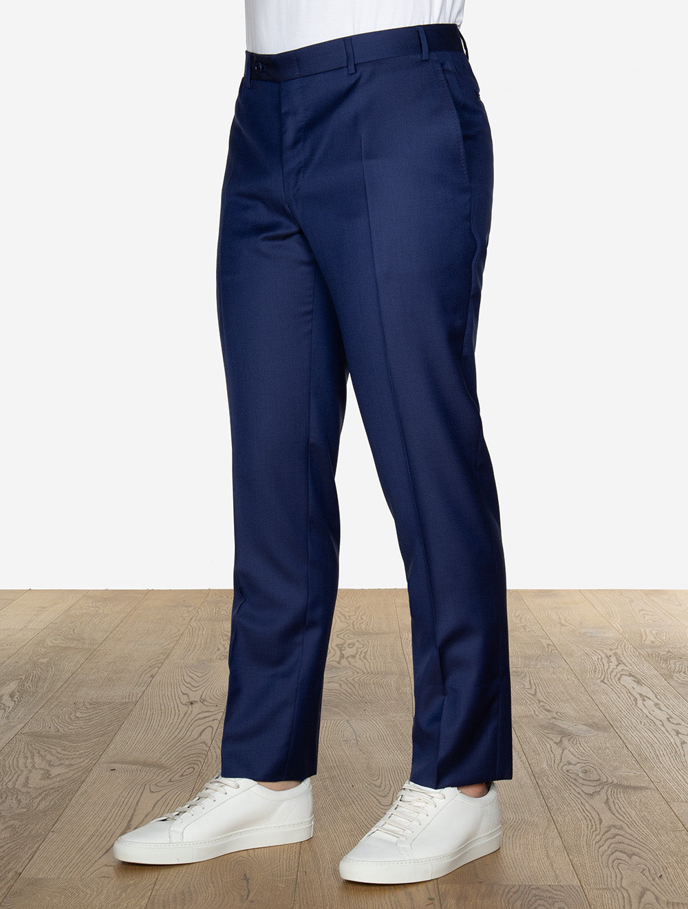 Canali Wool Trouser Blue