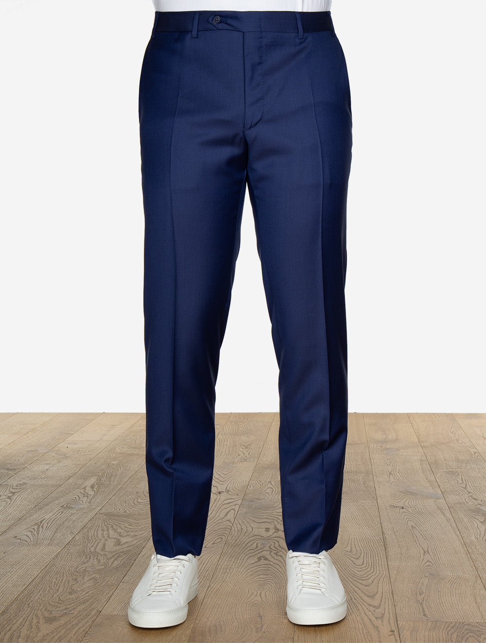 Canali Wool Trouser Blue