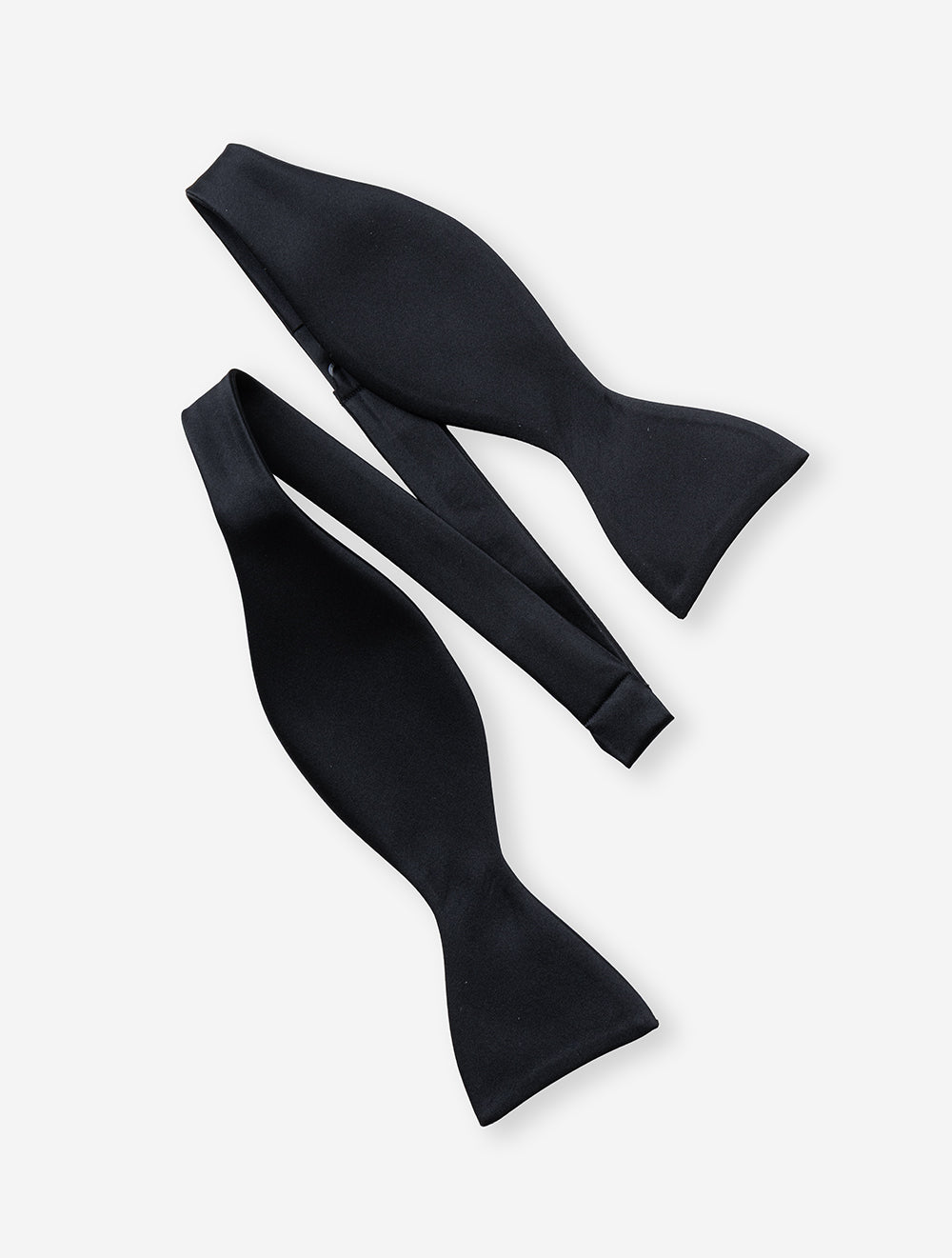 Silk Self Tie Bow Tie Black