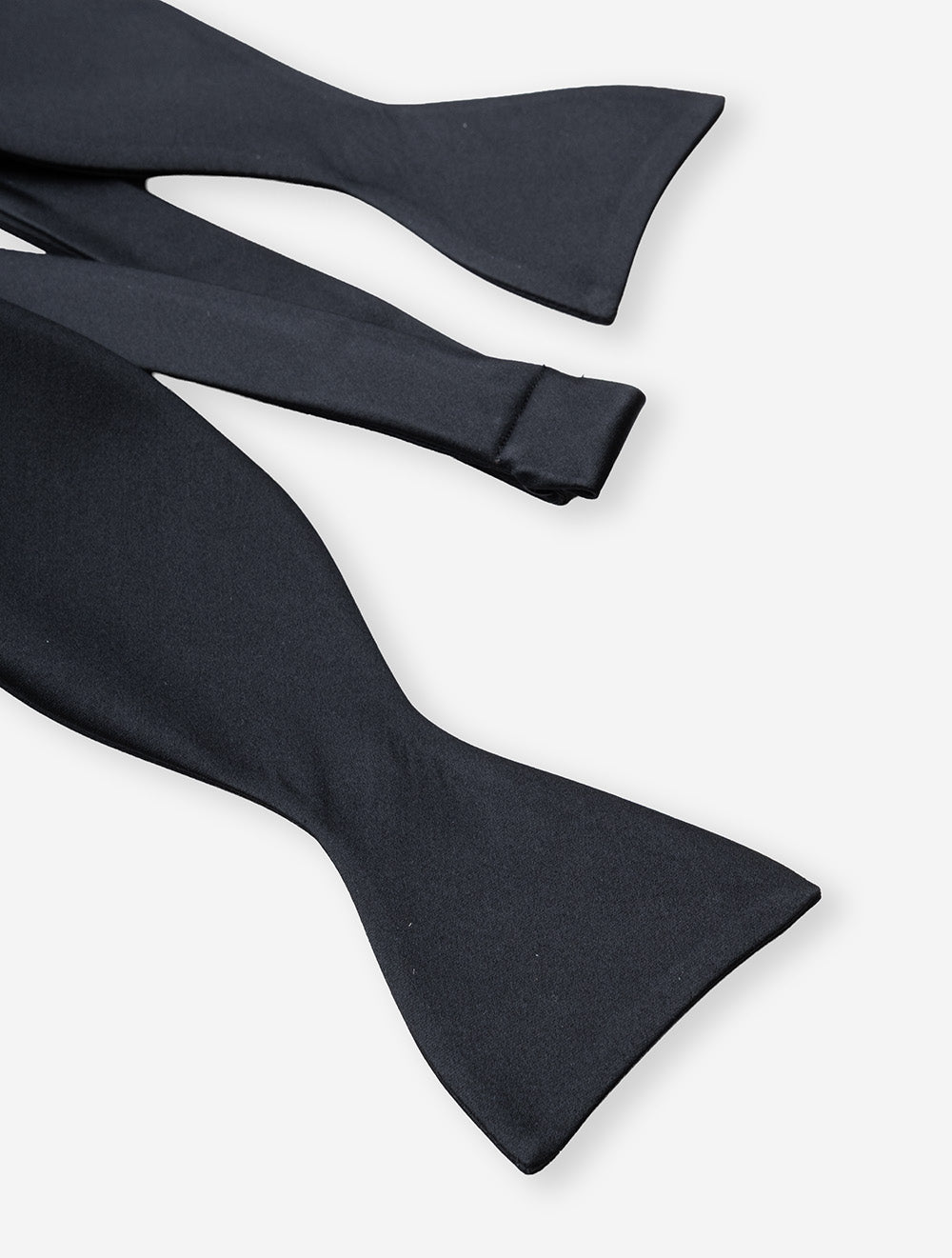 Silk Self Tie Bow Tie Black