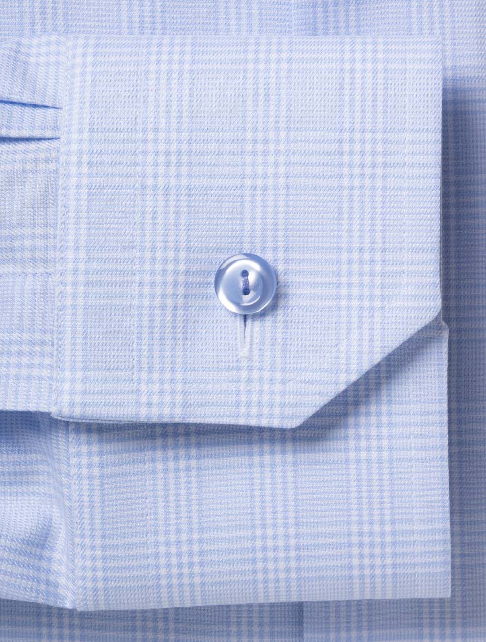Contemporary Check Shirt Blue