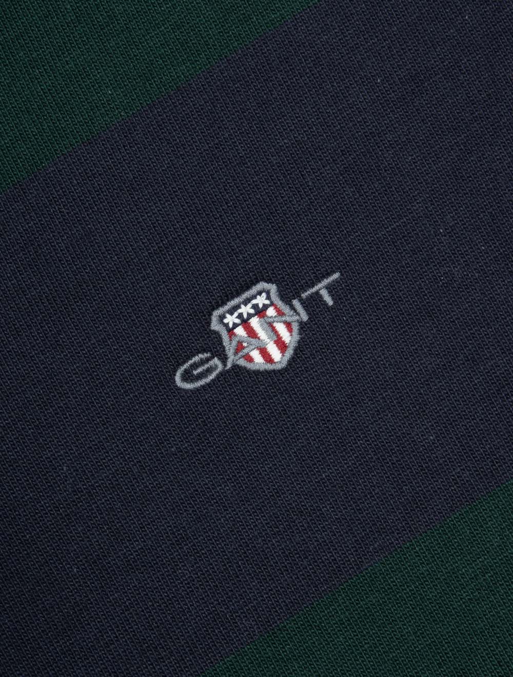 Chambray Collar Striped Heavy Rugger Tartan Green