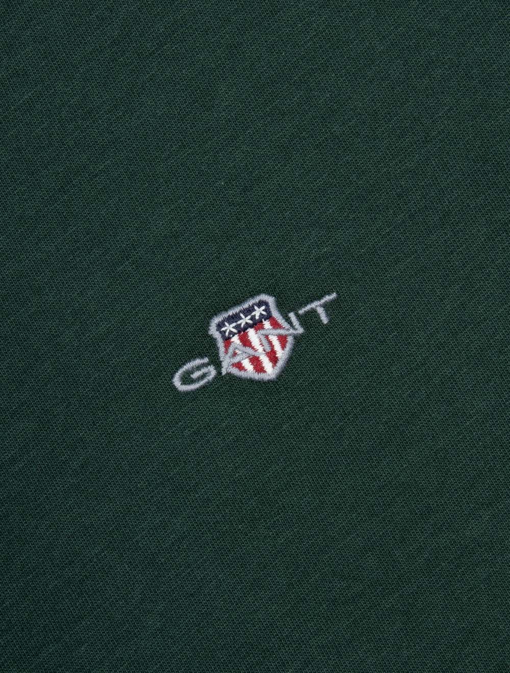 Regular Fit Shield T-Shirt Tartan Green