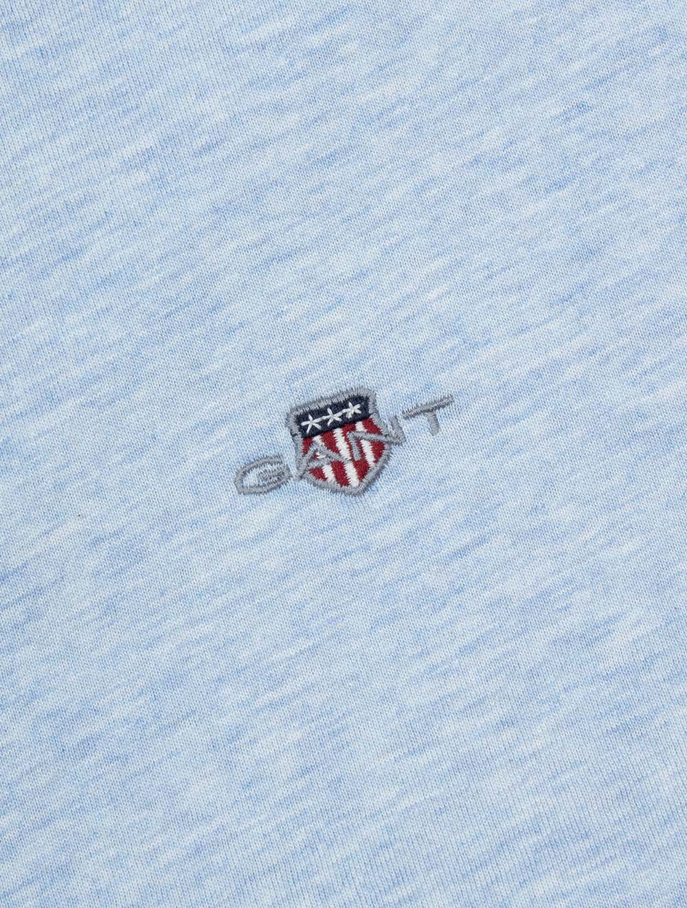 Regular Fit Shield T-Shirt Ice Blue Melange