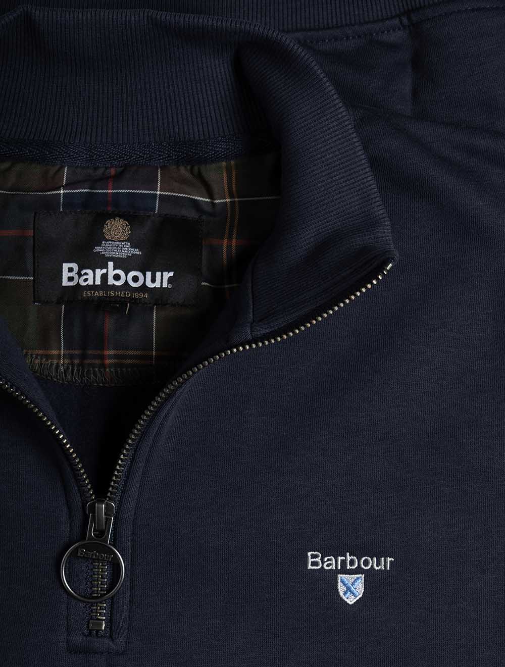 Desmond Half Zip Sweater Navy