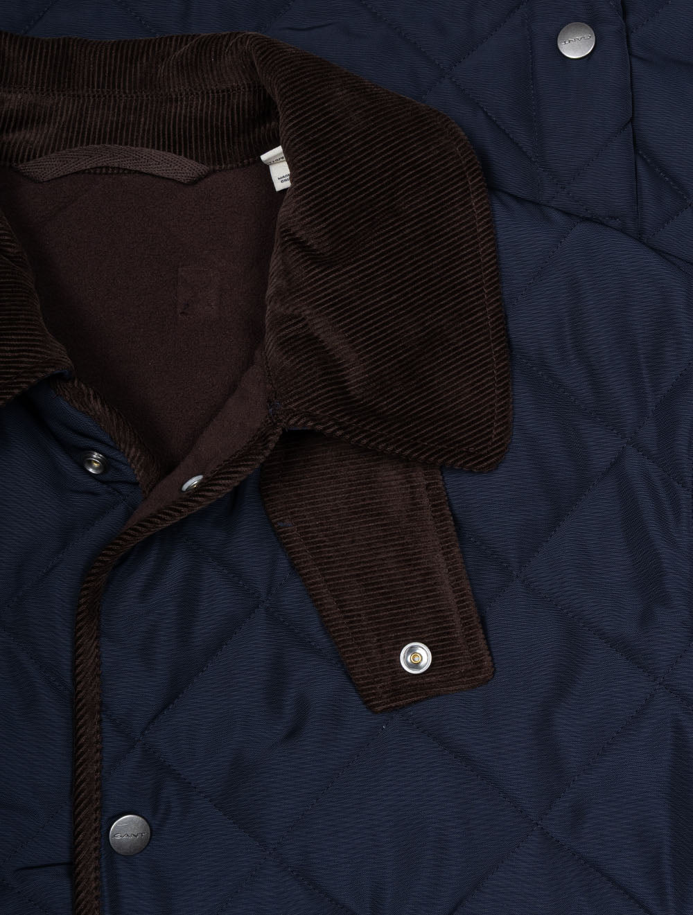 Quilted Fleece Jacket Evening Blue