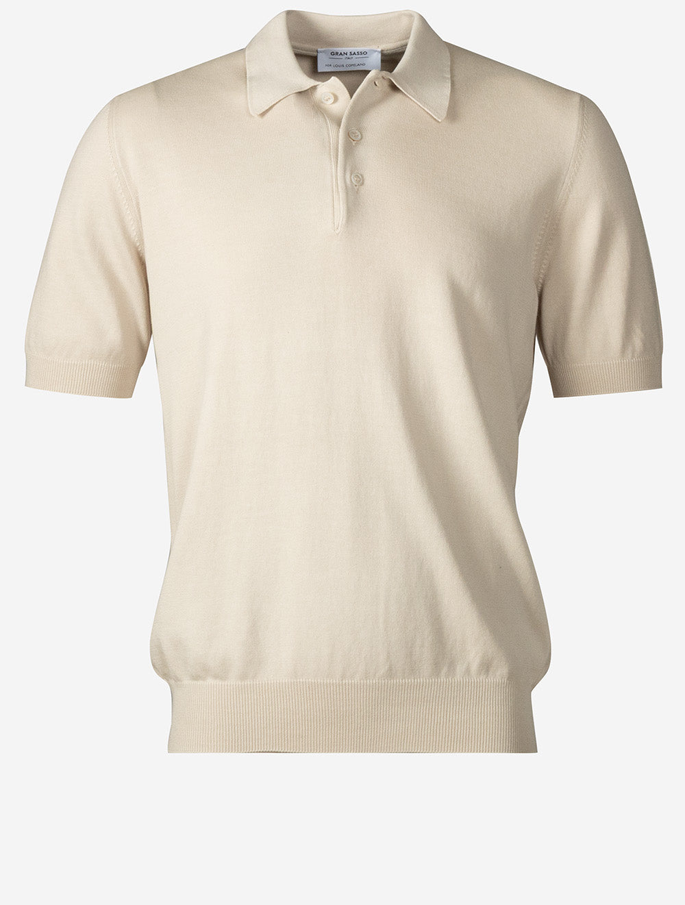 Tennis Polo Cotton Sand