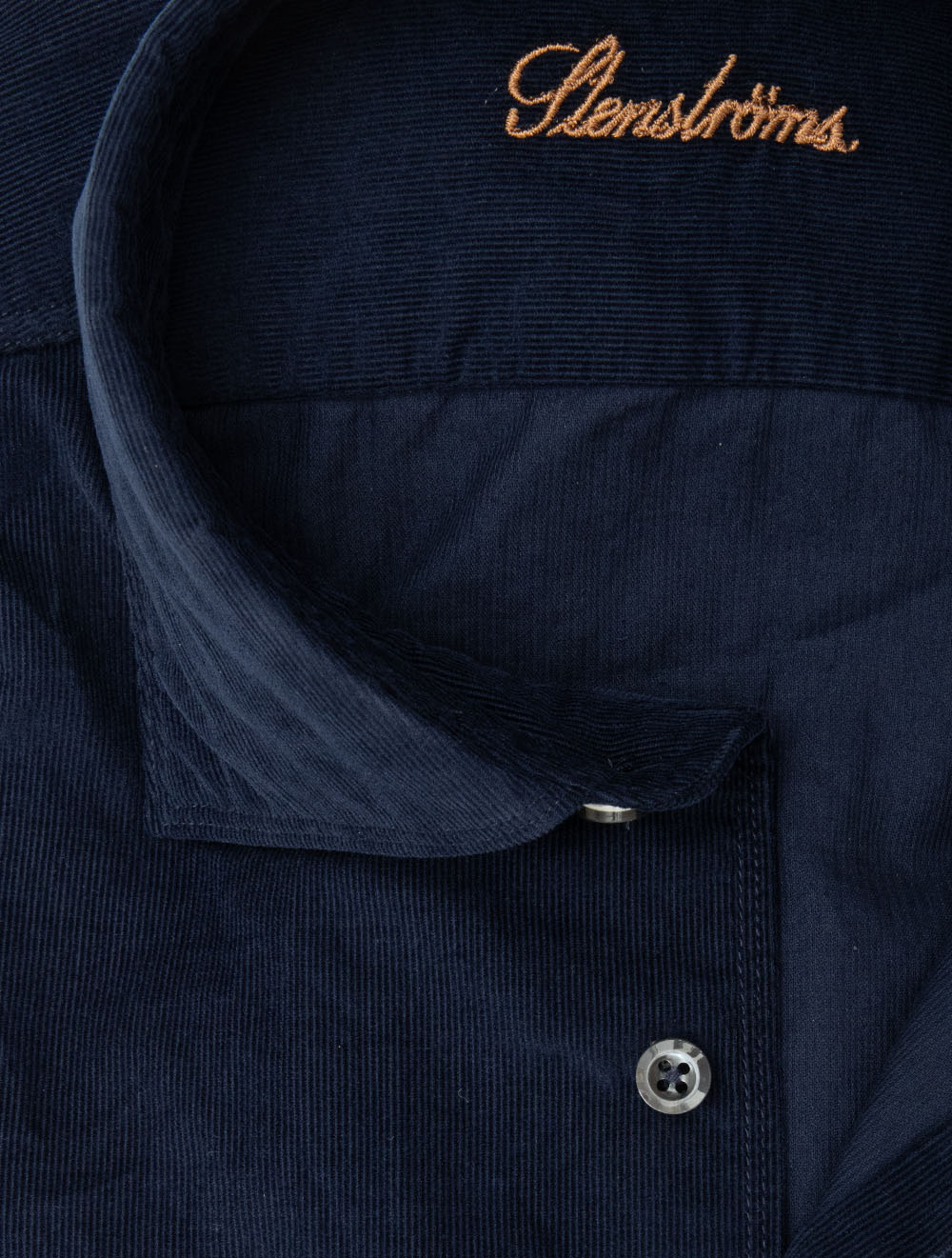 Regular Fine Cord Shirt Navy