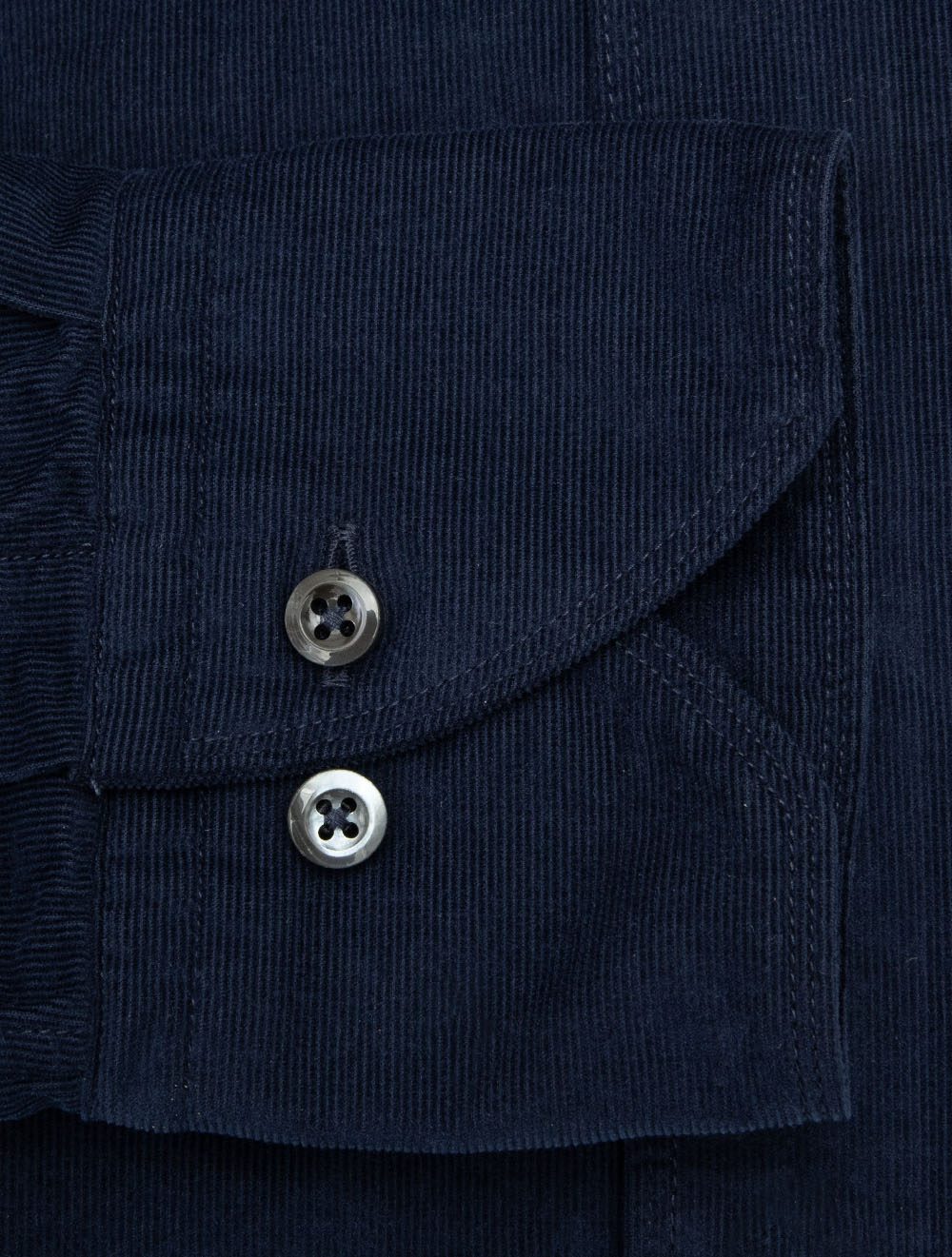 Regular Fine Cord Shirt Navy