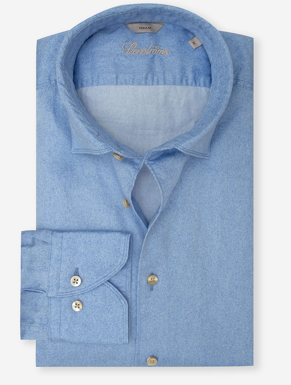 Regular Soft Cotton Shirt Blue