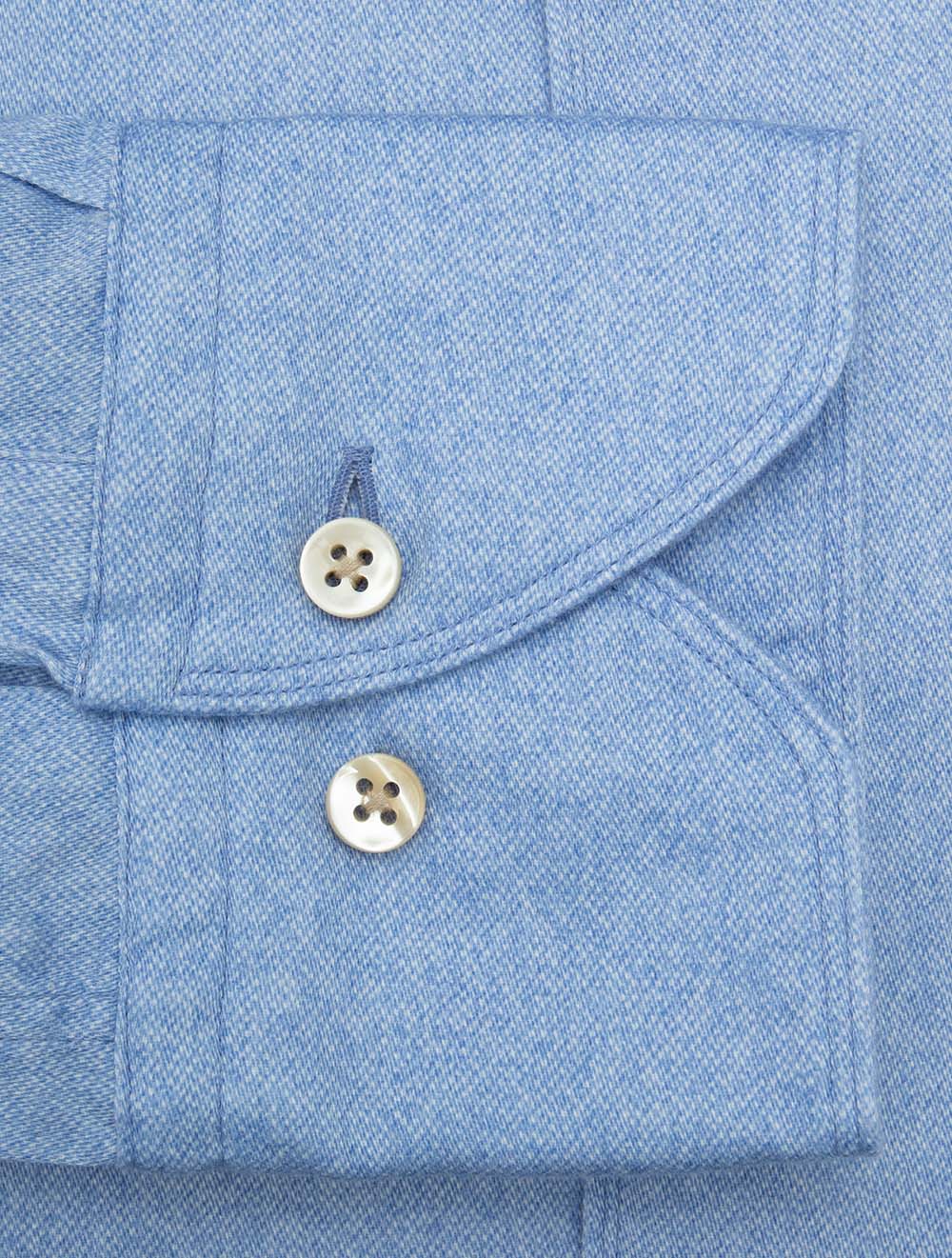 Regular Soft Cotton Shirt Blue
