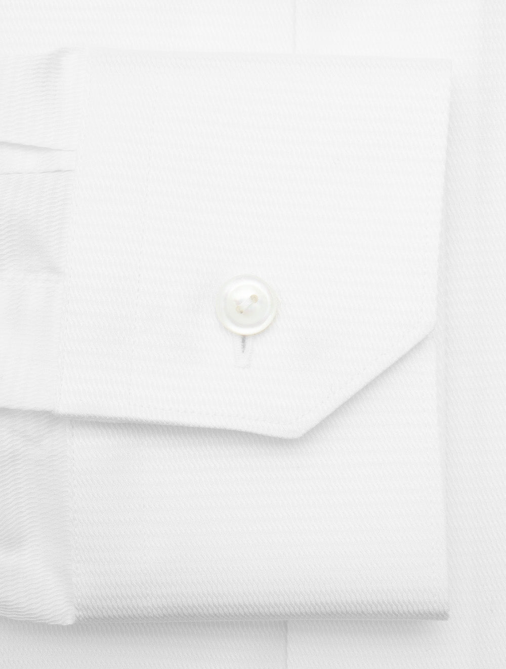 Contemporary Fit Semi Solid Textured Shirt White