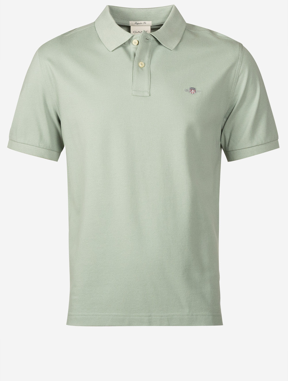 Regular Shield Piqué Polo Ceramic Grey