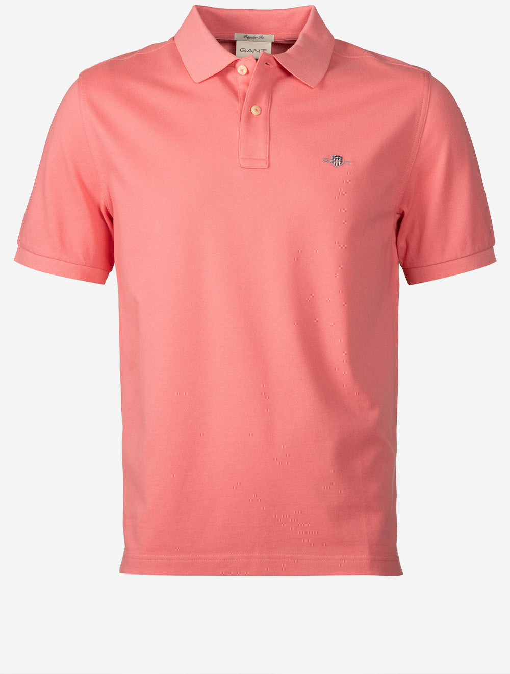 Shield Piqué Regular Fit Polo Shirt Rose Pink