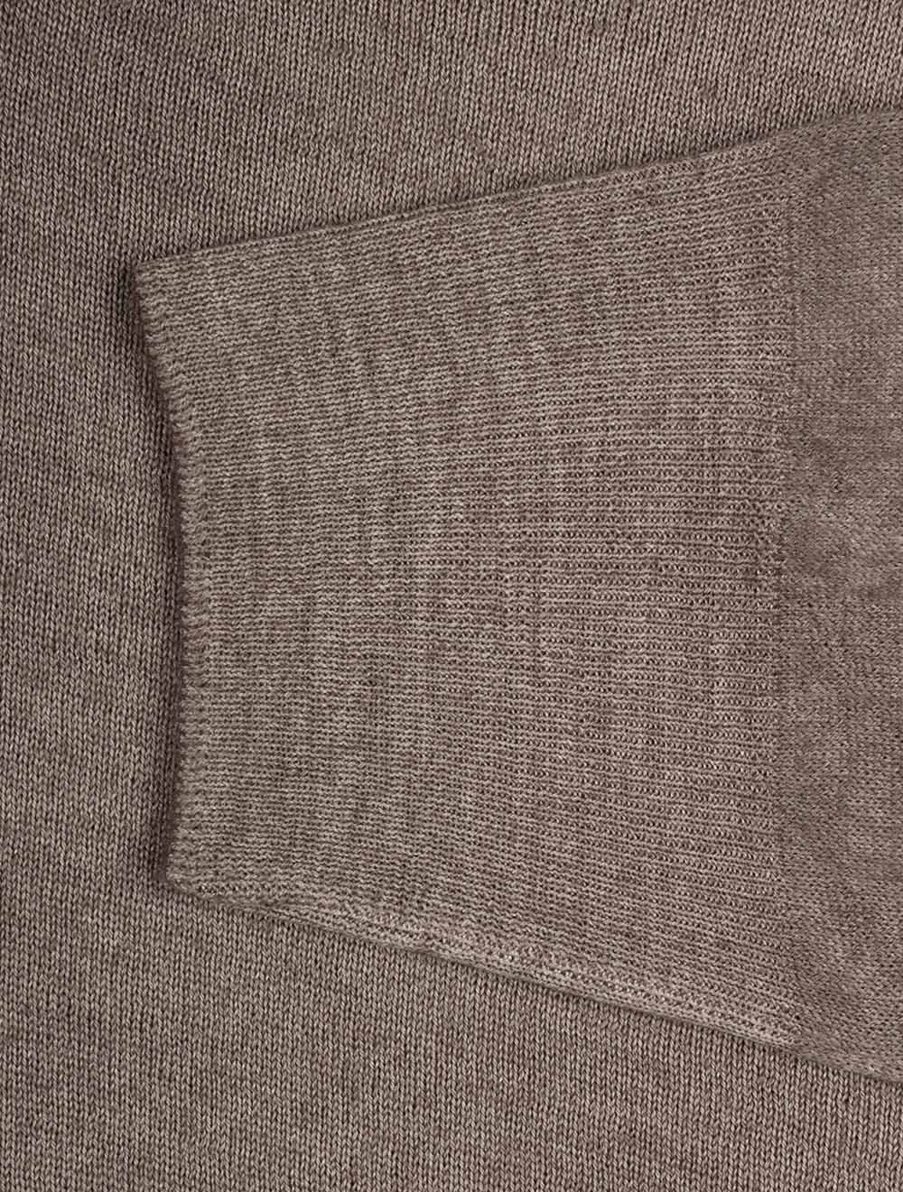 Mock Zip Knitwear Sand