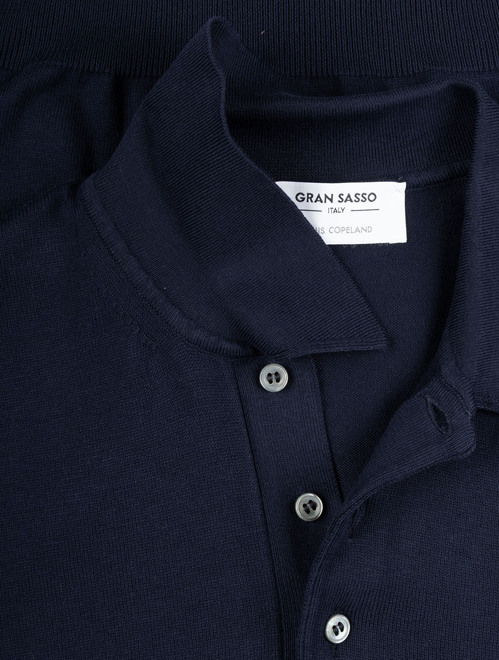 Tennis Polo Cotton Navy