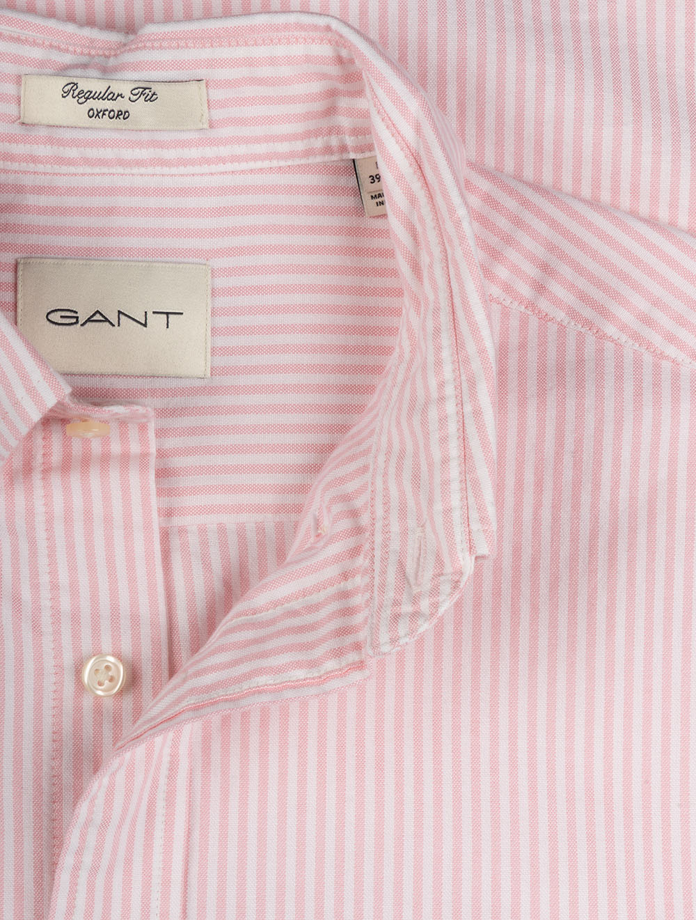 Classic Oxford Stripe Shirt Washed Pink