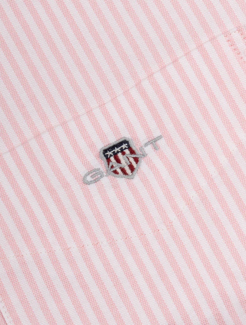 Classic Oxford Stripe Shirt Washed Pink