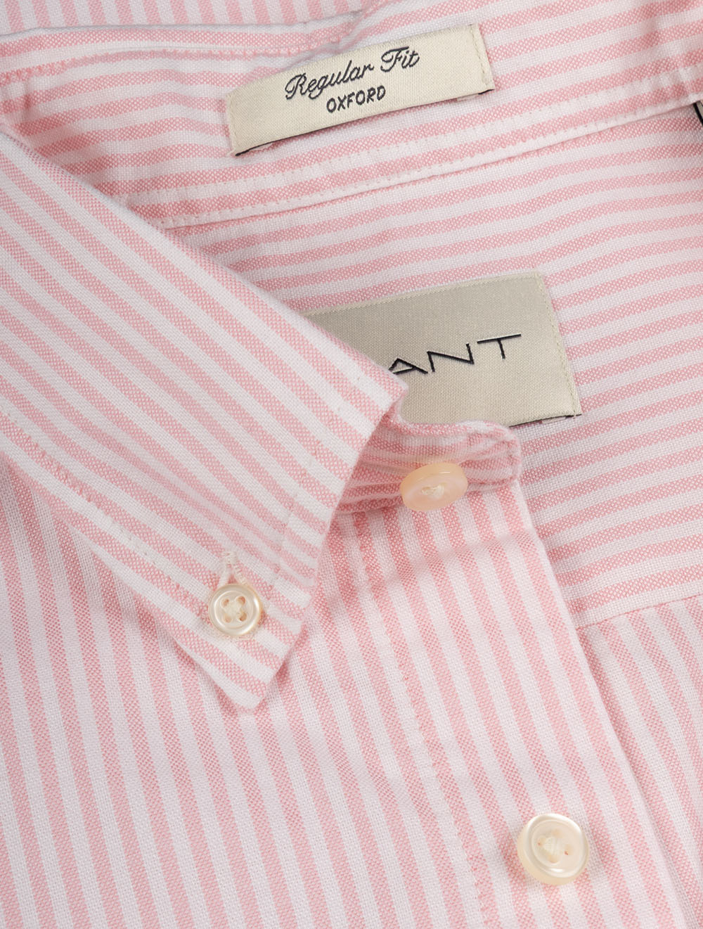 Classic Oxford Stripe Shirt Washed Pink