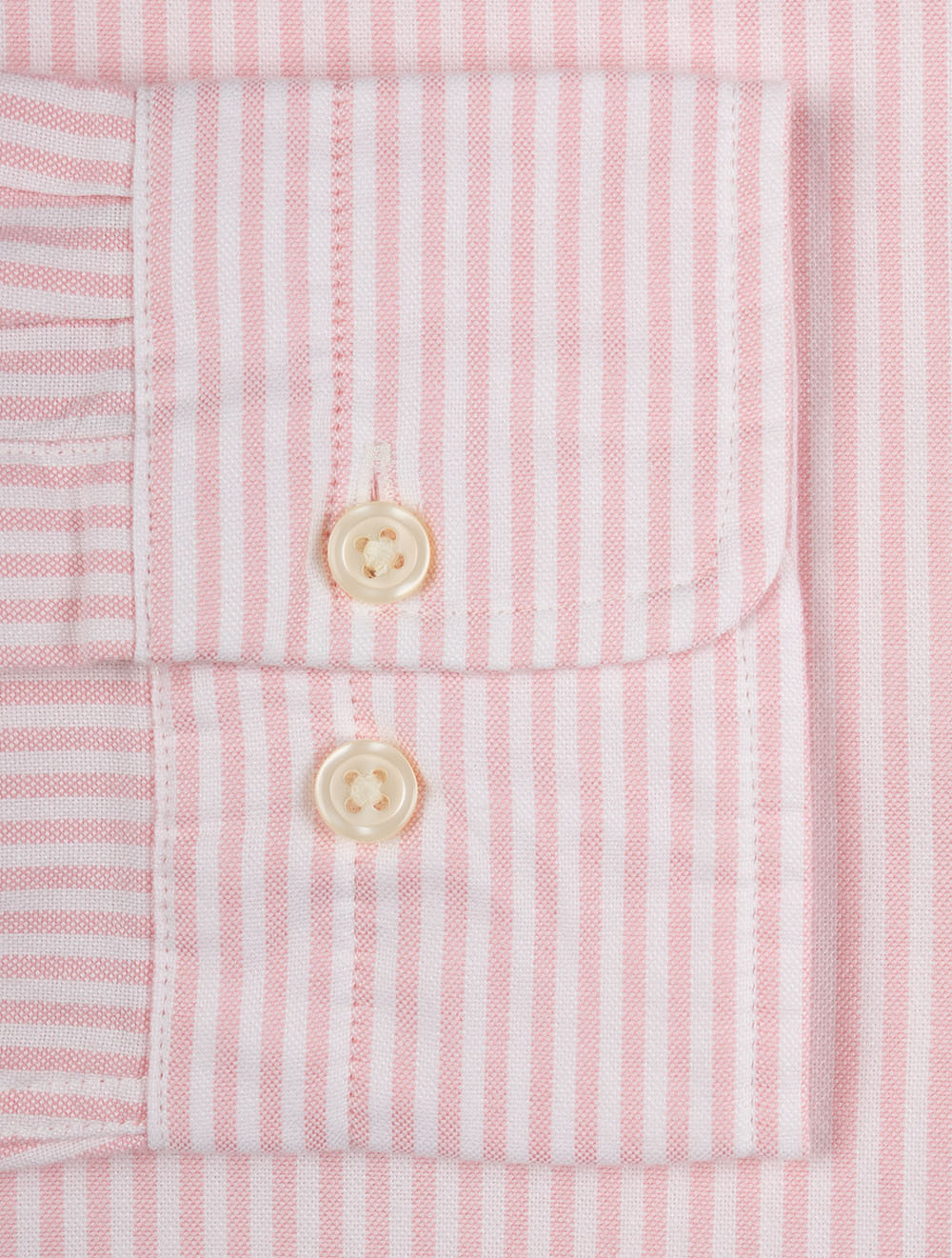 Classic Oxford Stripe Shirt Washed Pink
