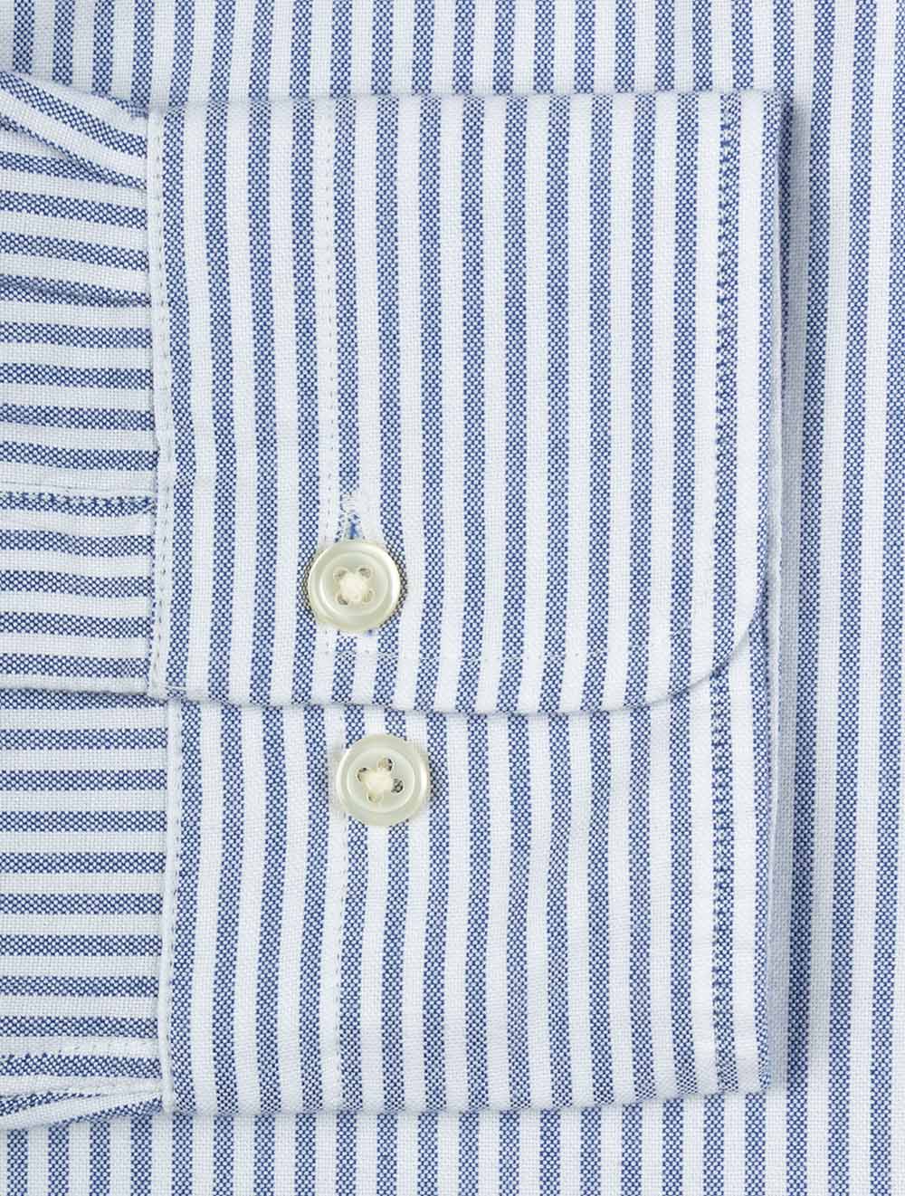 Classic Oxford Stripe Shirt College Blue